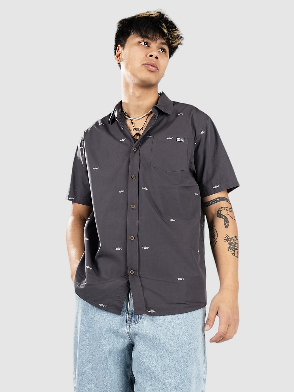 Salty Crew Bruce Woven Chemise gris