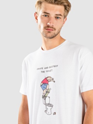 Image of Brother Merle Switch Fs Blunt T-Shirt bianco