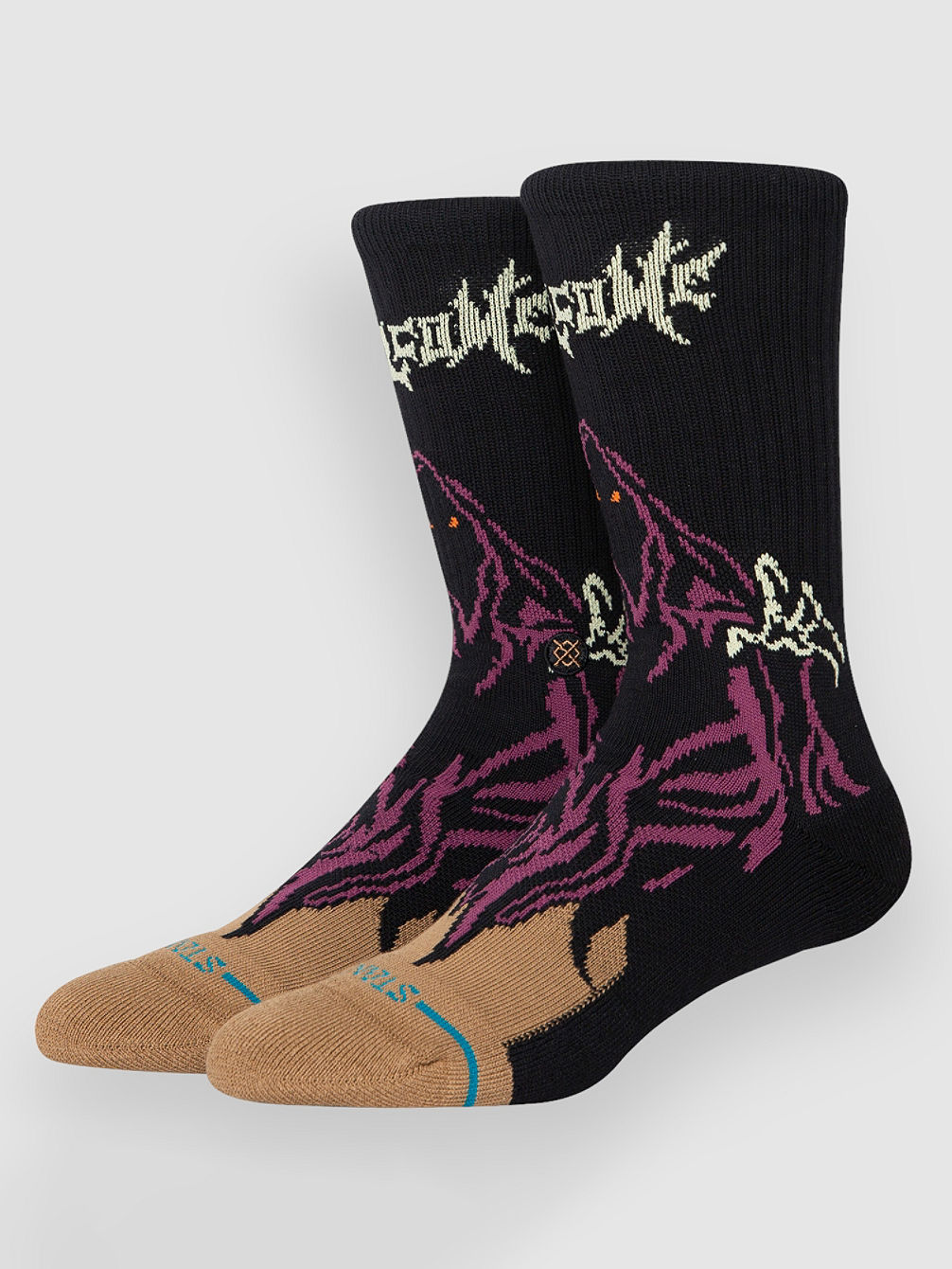 Welcome Skelly Crew Socks