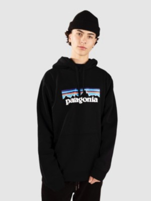 Patagonia P-6 Logo Uprisal Hættetrøje sort