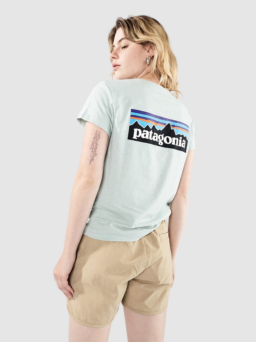 Patagonia P-6 Logo Responsibili T-Shirt wispy green