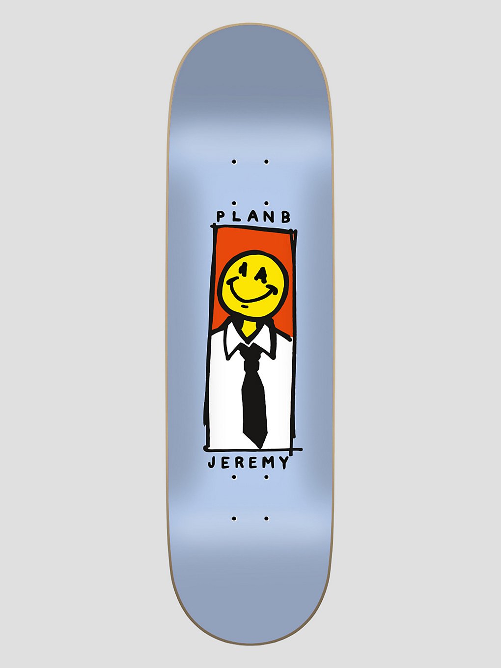 Plan B Smiley Face Wray 8.625X32.125 Planche de skate à motifs