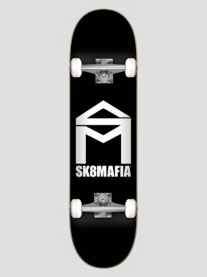 SK8 Mafia House Logo Black 7.75"X31.6" Skateboard mønster