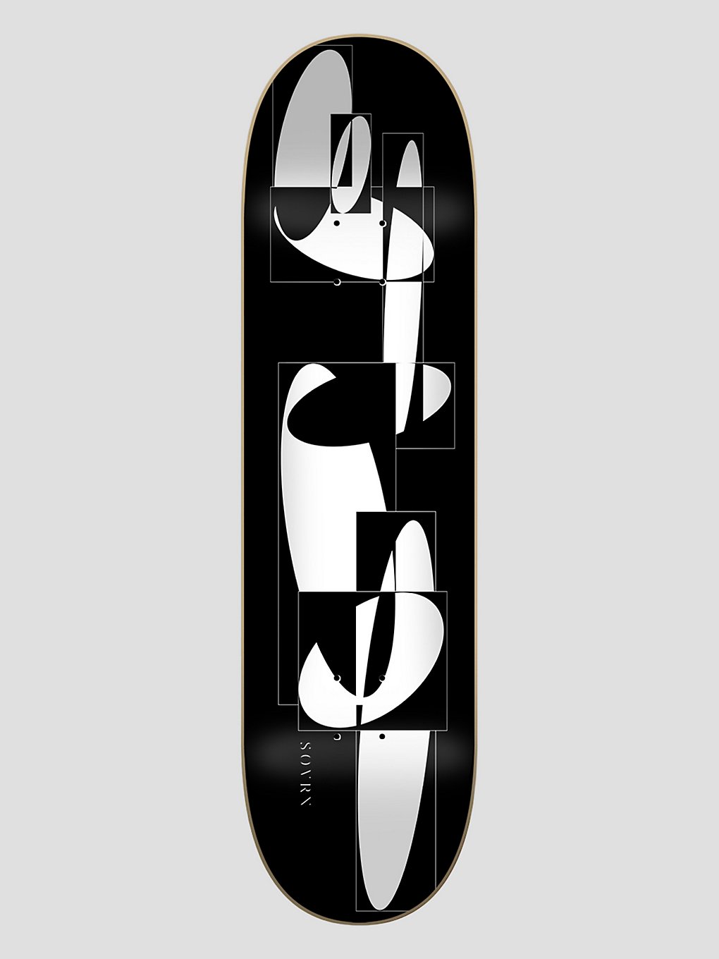 Sovrn Orca 8.0X31.85 Planche de skate à motifs