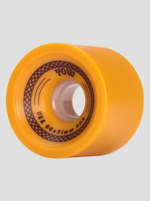 YOW Ura Wheels 66mmx51mm Mustard Shr 80A Wheels mønster