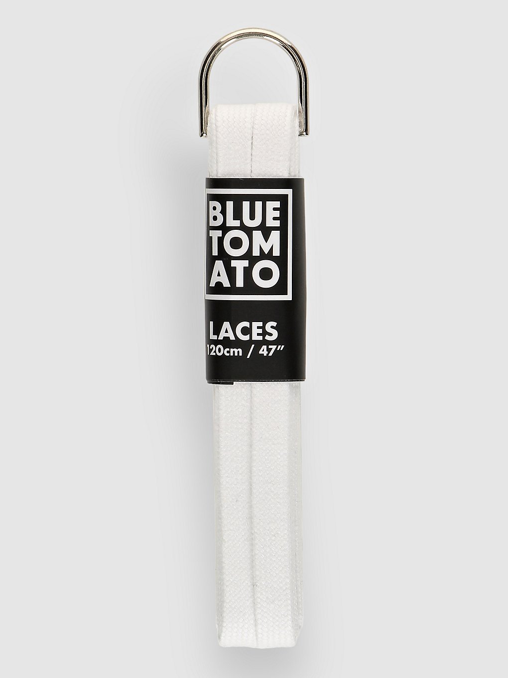 Blue Tomato Flat 120cm Shoelaces blanc
