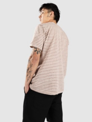 Akrod S-S Cot-Linen Stripe T-Shirt