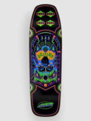Santa Cruz Delfino Pinball Shaped 9.13" Skateboard deck sort