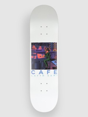 Skateboard Café Barfly 8.25" Skateboard deck hvid