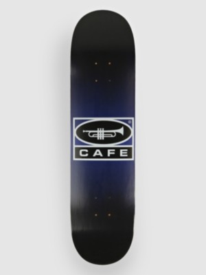 Skateboard Café Trumpet Logo 8" Skateboard deck blå