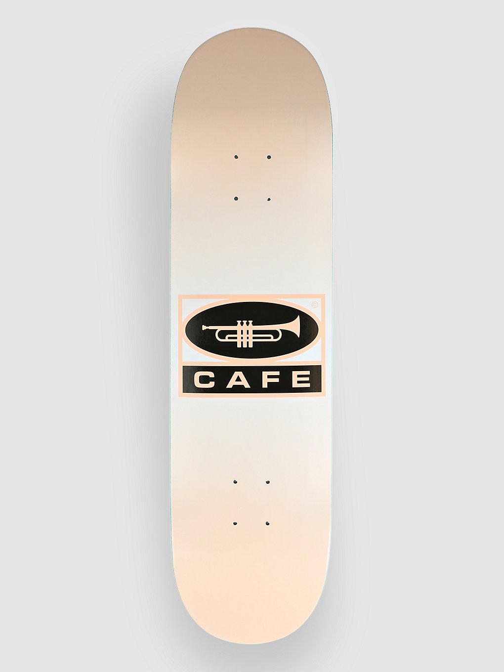 Image of Skateboard Café Trumpet 8.25" Skateboard Deck arancione