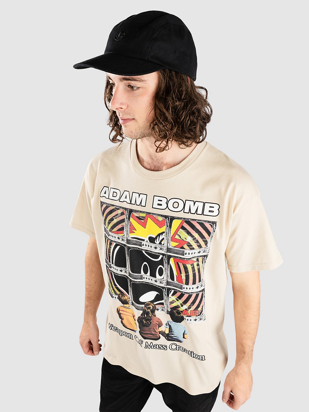 Image of Adam Bomb Mass Creation T-Shirt bianco
