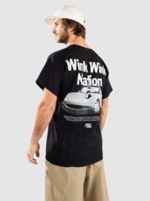 Image of Donut Wink Wink Nation T-Shirt nero