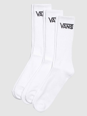 Vans Classic Crew 6.5-9 Socks rox white