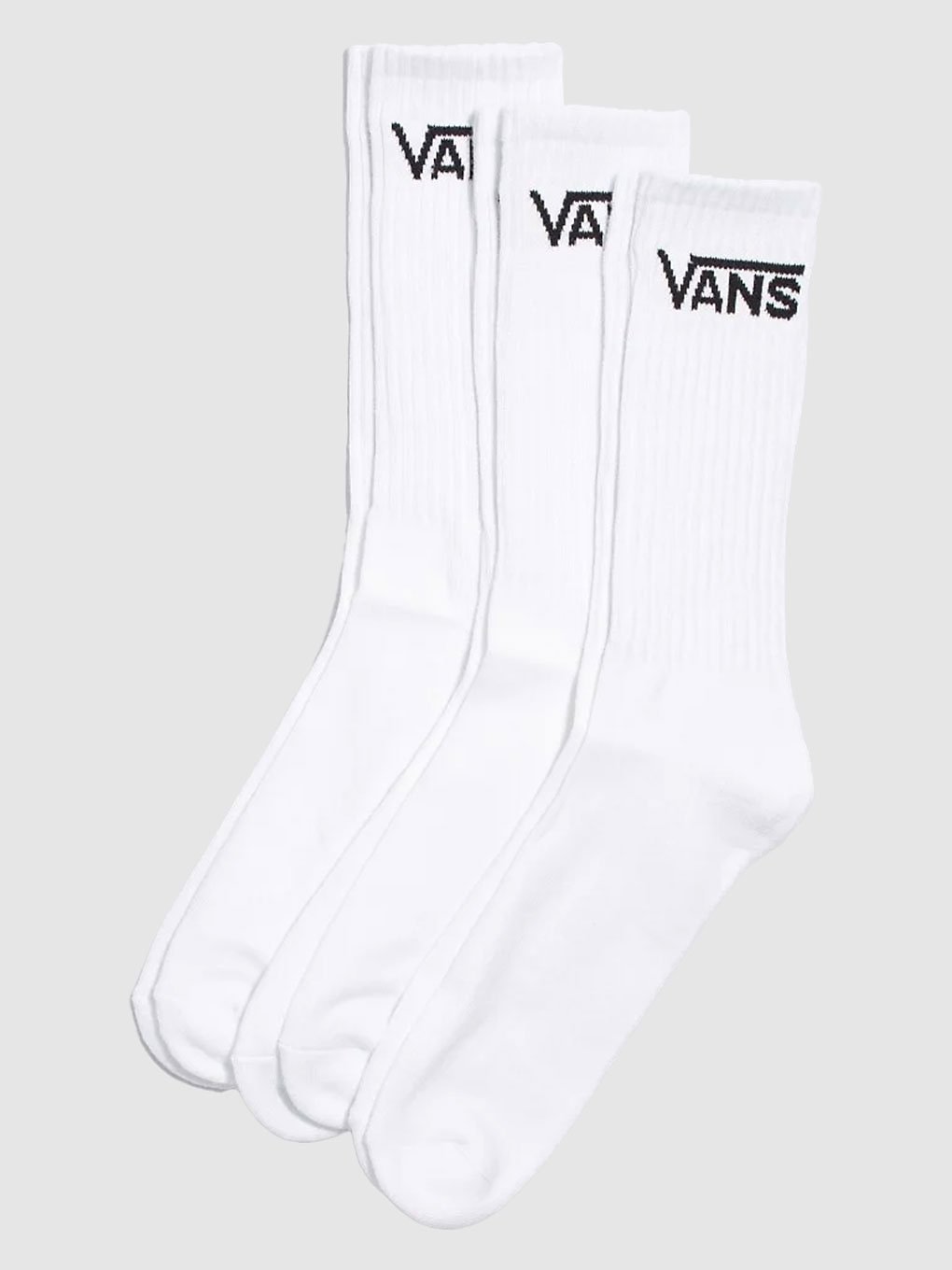 Vans Classic Crew 9.5-13 Socks rox white