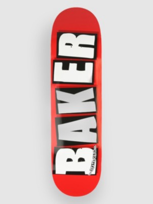 Image of Baker Brand Logo 8.5" Skateboard Deck rosso