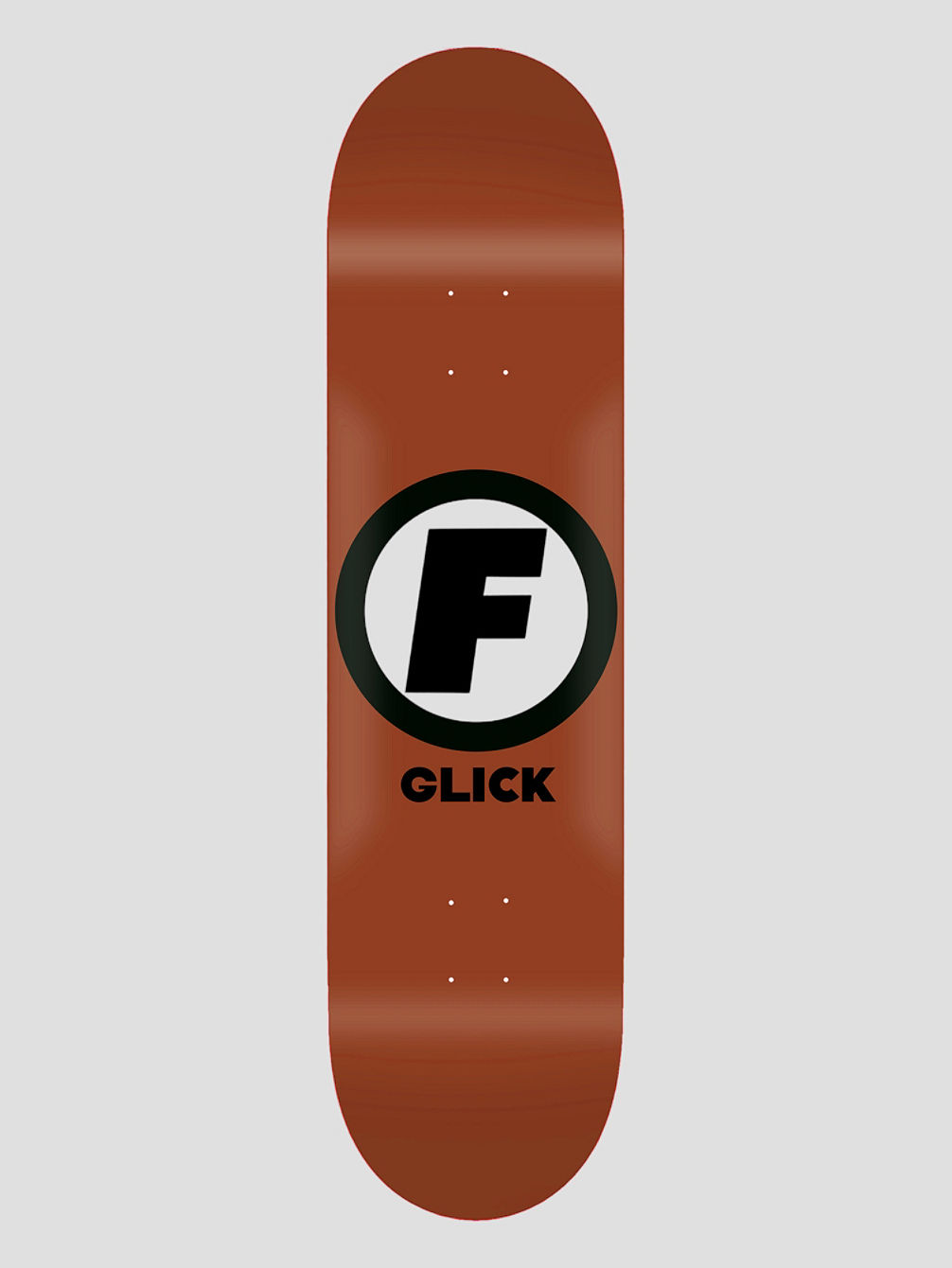 Glick Classic F Rust 8&amp;#034; Skateboard Deck