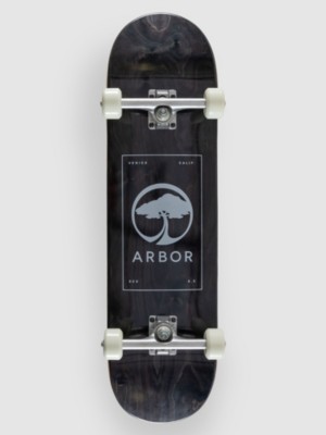 Image of Arbor Street 8.5" Logo Skateboard Completo nero