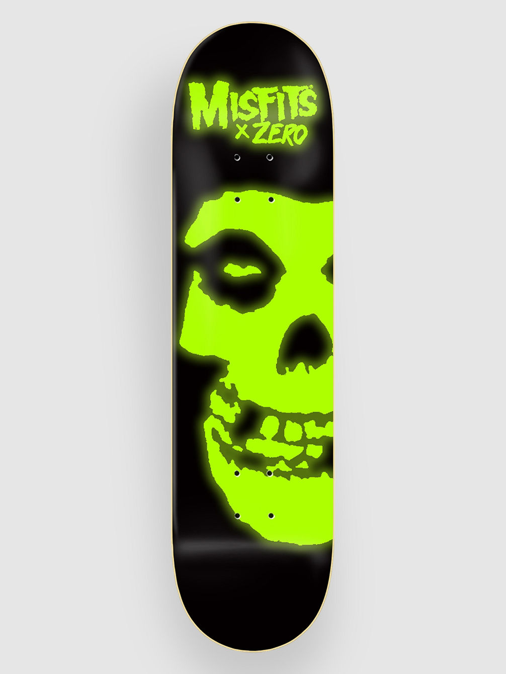 Misfits - Fiend Skull - Gitd 8.25&amp;#034; T&aacute;bua de Skate