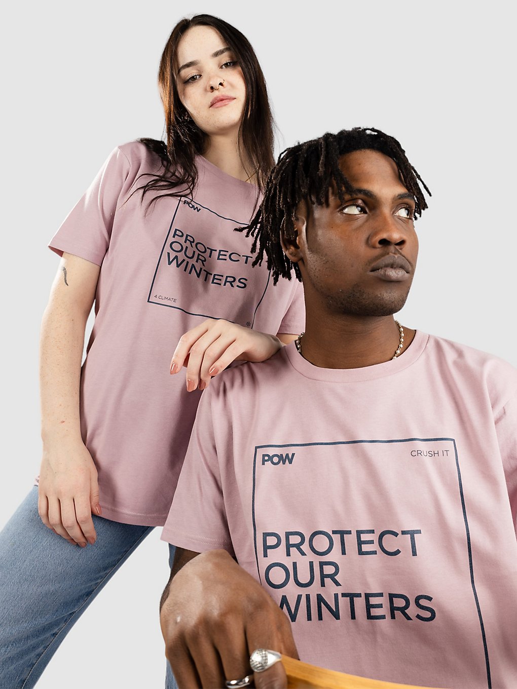 Image of POW Protect Our Winters Periodic T-Shirt rosa