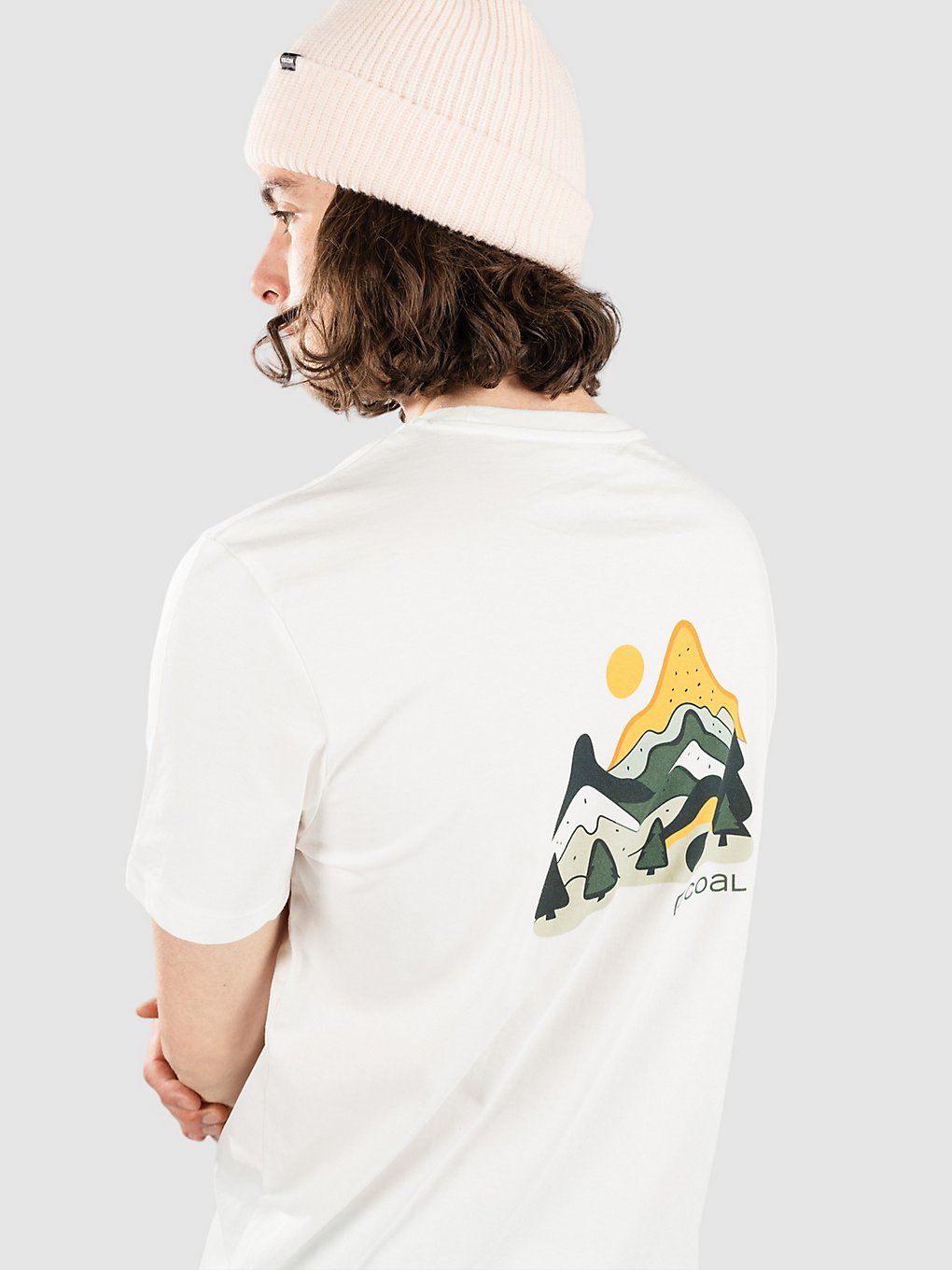 Image of Coal Mountain Sun T-Shirt bianco