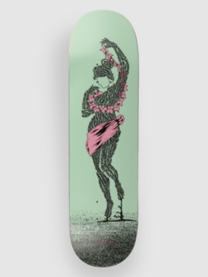 Image of Pass Port Stem Sirens Series Flower Chain 8.5" Skateboard Deck verde