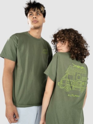 Image of Autumn Headwear Home T-Shirt verde