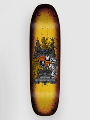 Mountain Spray Crest Yellow 9.0&amp;#034;X32.57&amp;#034; Skateboard Deck