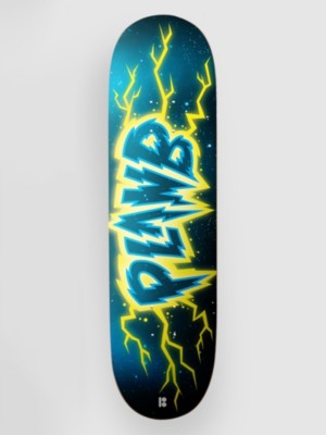 Plan B Weird Science Blue 8.0"X29.75"Mini Skateboard deck mønster