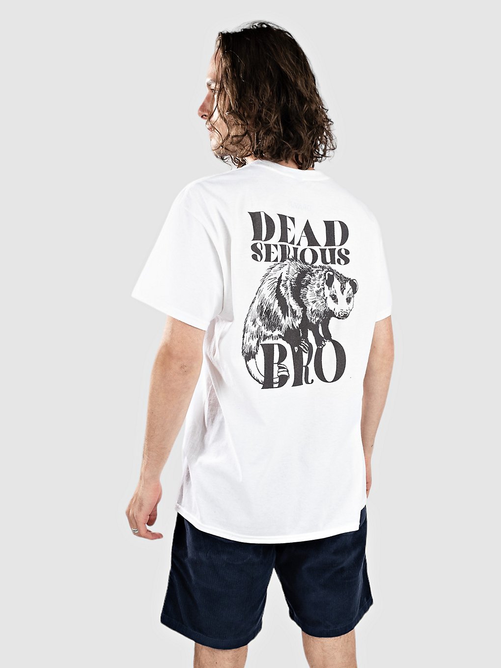 Image of Dravus Dead Serious T-Shirt bianco