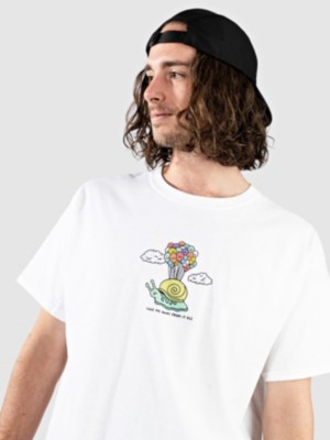 Image of A.Lab Snail Mail T-Shirt bianco
