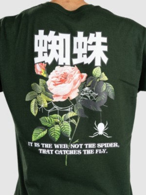 Spider Rose Lang&aelig;rmet t-shirt
