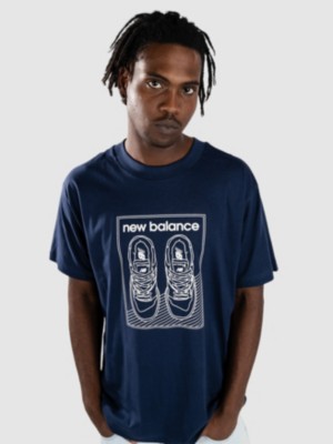 New Balance Relaxed 550 T-shirt blå