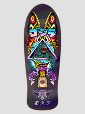 Santa Cruz X Godzilla Mothra Natas 10.5" Skateboard deck sort