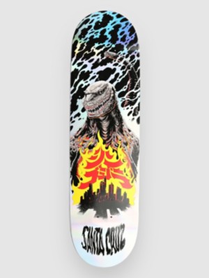 Santa Cruz X Godzilla Shin Knox Firepit 8.5" Skateboard deck mønster