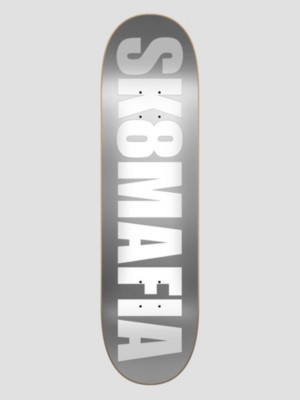 SK8 Mafia Og Logo Silver Foil 8.3"X32" Skateboard deck mønster