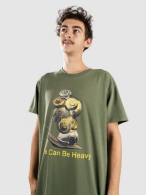 Image of Dravus Snail Pile T-Shirt verde