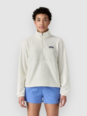Patagonia Micro D 1/2 Half-Zip Fleece Pullover birch white