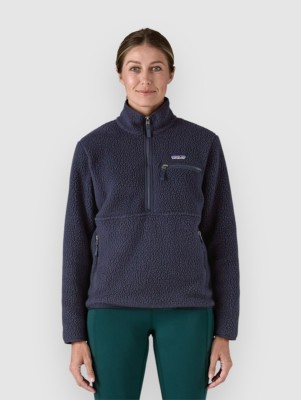 Patagonia Retro Pile Marsupial Half-Zip Fleece Pullover sunken blue
