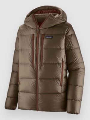 Patagonia Fitz Roy Down Hoody Jacke marlow brown