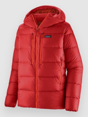 Patagonia Fitz Roy Down Hoody Jacke amanita red