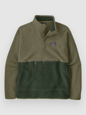 Patagonia Retro Pile 1/2 Snap Half-Zip Fleece Pullover old growth green