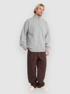 Volcom Single Stone Quarter Half-Zip Sweater heather grey