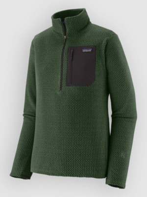 Patagonia R1 Air Zip Neck Fleece Trui groen