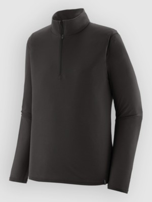 Patagonia Cap LW Zip Neck Thermo Shirt zwart