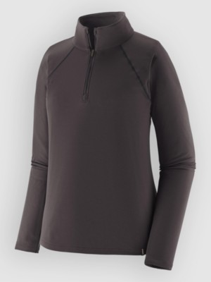 Patagonia Cap Mw Zip Neck Base Layer Top zwart