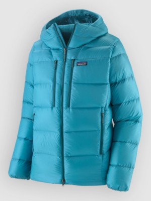 Patagonia Fitz Roy Down Hoody Jas blauw