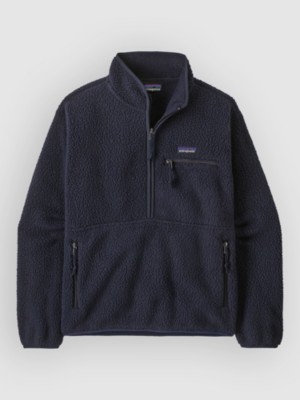 Patagonia Retro Pile Marsupial Half-Zip Fleece Trui blauw