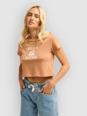 Billabong Surfing In Town Ebjzt00655 T-shirt Met Korte Mouwen Bruin S Vrouw
