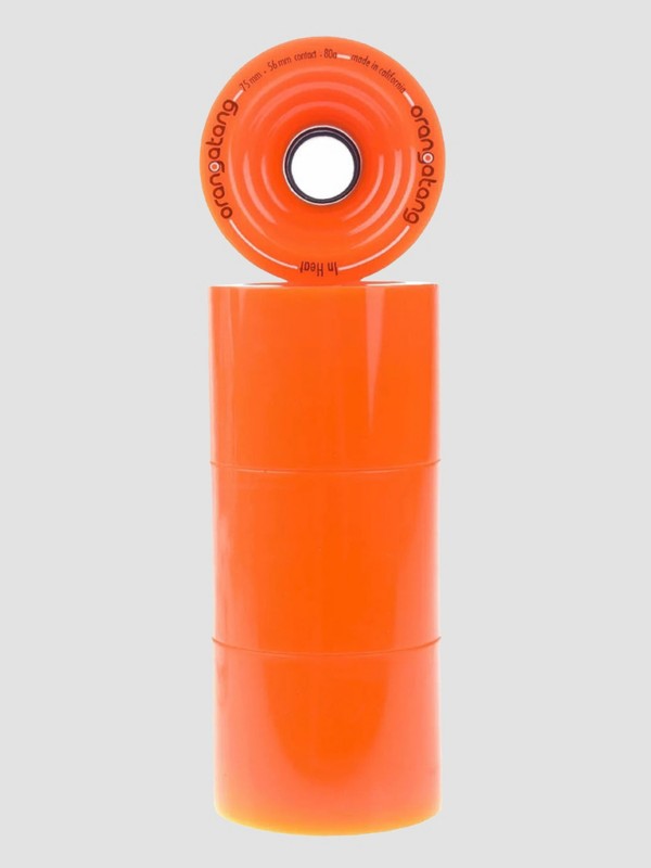 Orangatang InHeats 75mm 80a Wheels orange